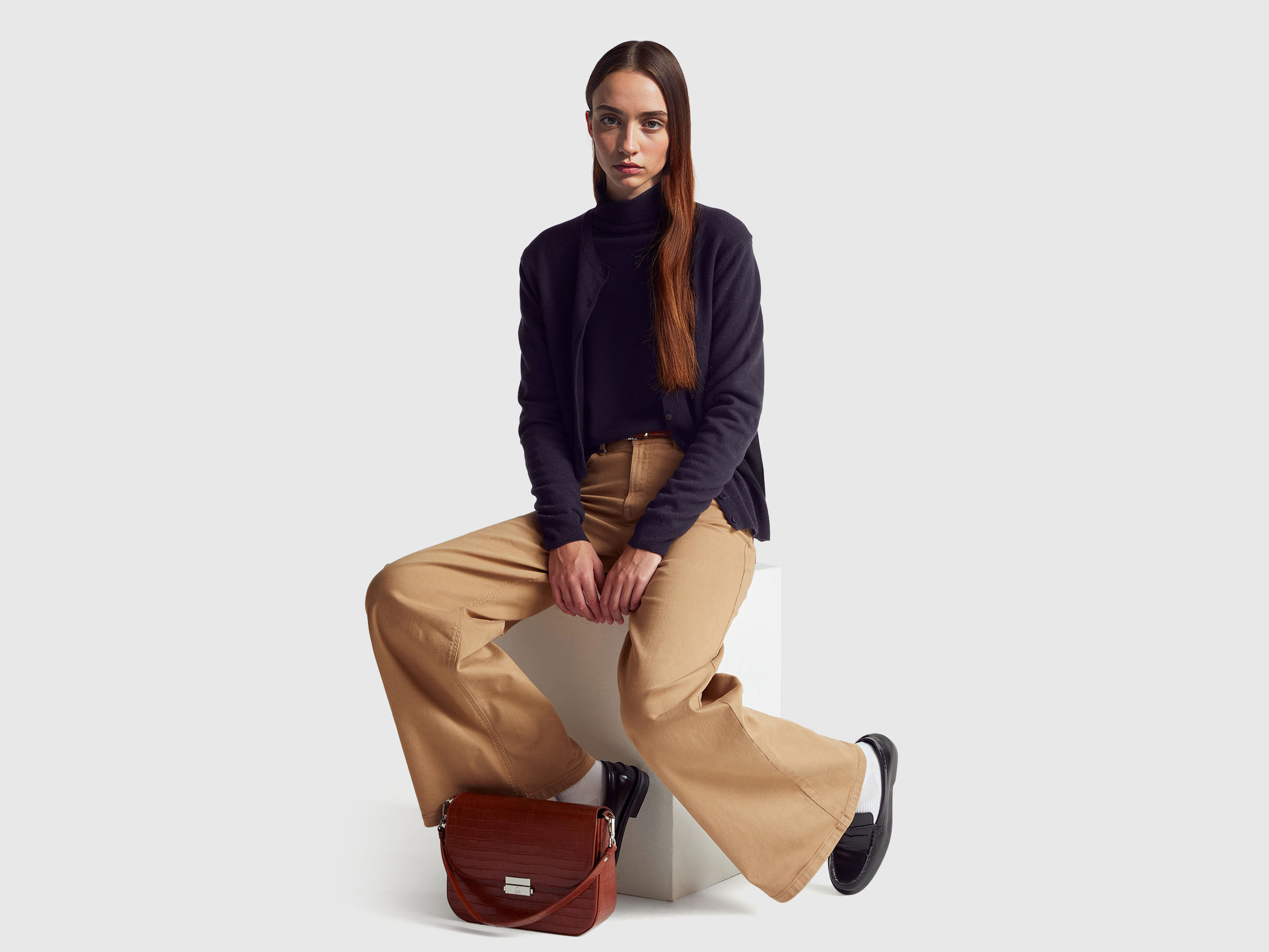 TURTLE NECK SWEATER Women image number 3